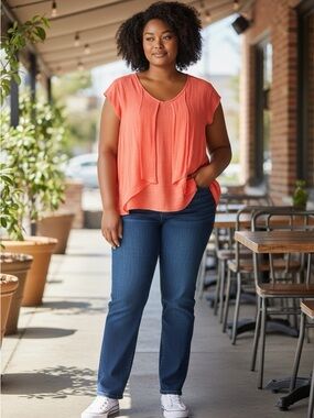 🌻 Counterparts Cap Short-Sleeve Blouse #628